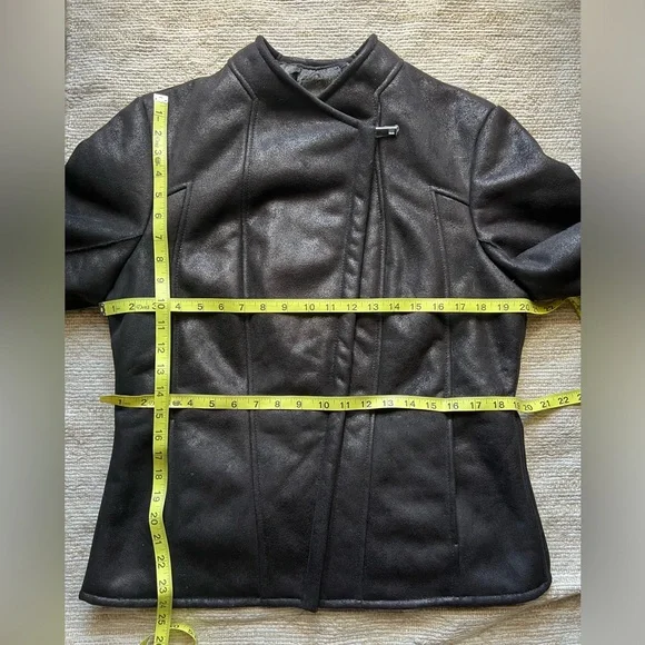 Cache Moto Dressy Faux Jacket size Large - Picture 12 of 13